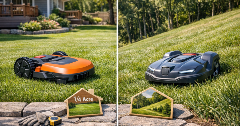 Landroid Vision Cloud vs Automower 420 iQ