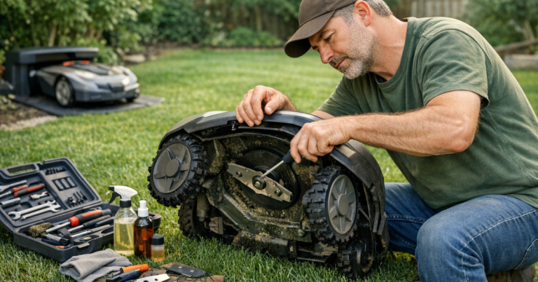 robot lawn mower maintenance checklist