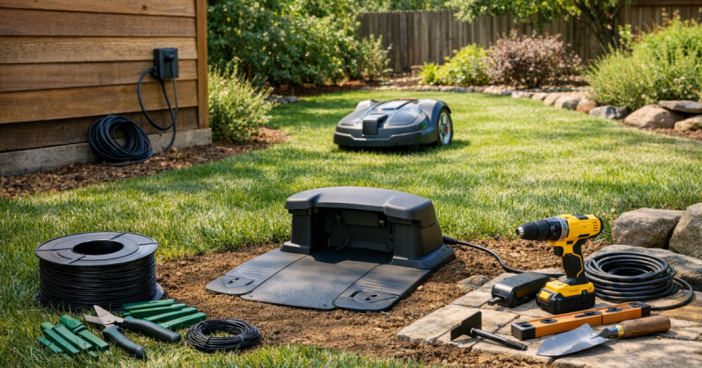 How to Choose the Best Robot Mower Charging Station Spot