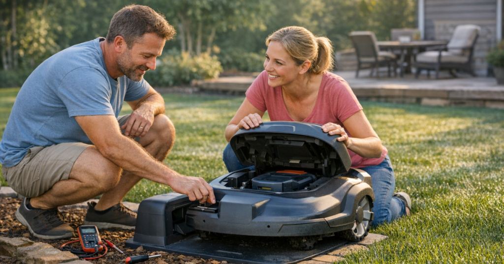 How to Troubleshoot a Robot Mower That Won’t Charge