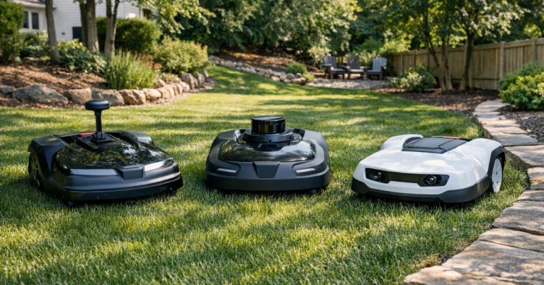 RTK vs LiDAR vs vision robot mower