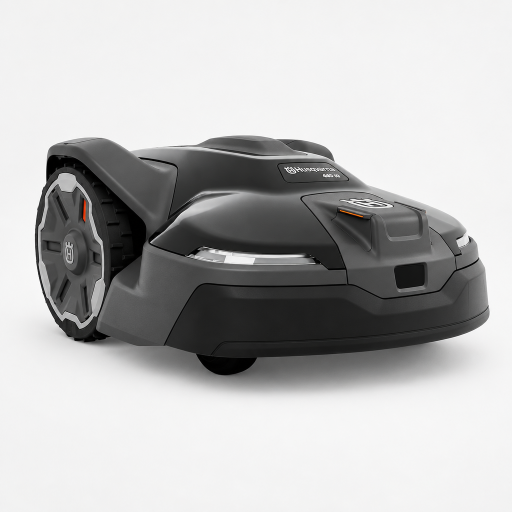 Husqvarna Automower® 440 iQ — illustrative AI render