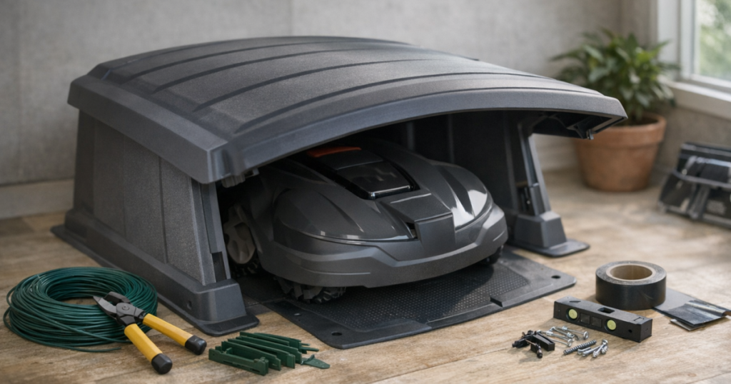 Husqvarna Large Automower® House Review: A Simple Shelter for iQ Charging Stations