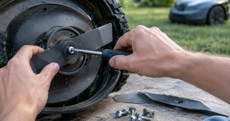 How to Replace or Reuse Robot Mower Blade Screws Without Stripping Them