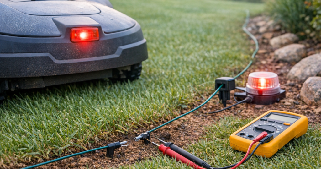 How to Fix False Outside Boundary Errors on Robot Mowers