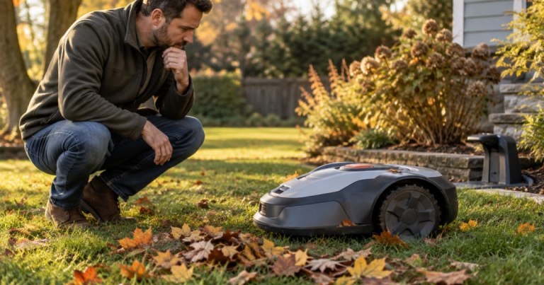 How to Decide When to Stop Robot Mowing in Fall
