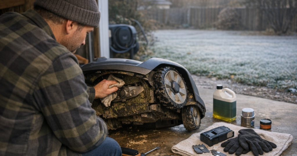 How to Winterize a Robot Lawn Mower Before Storage