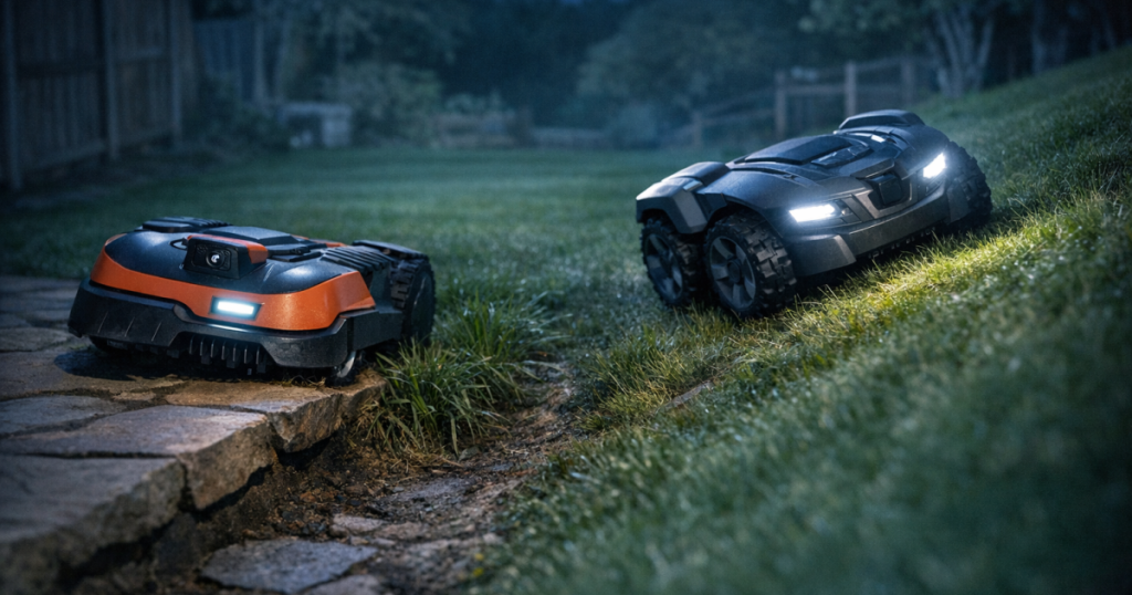 Landroid Vision Cloud 1 Acre WR340 vs Husqvarna Automower® 435 iQ AWD: Which Fits Your Yard Better?